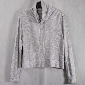 ATHLETA Heather Gray Coaster Cowl Neck Pullover Sweater Women’s Small Soft Modal